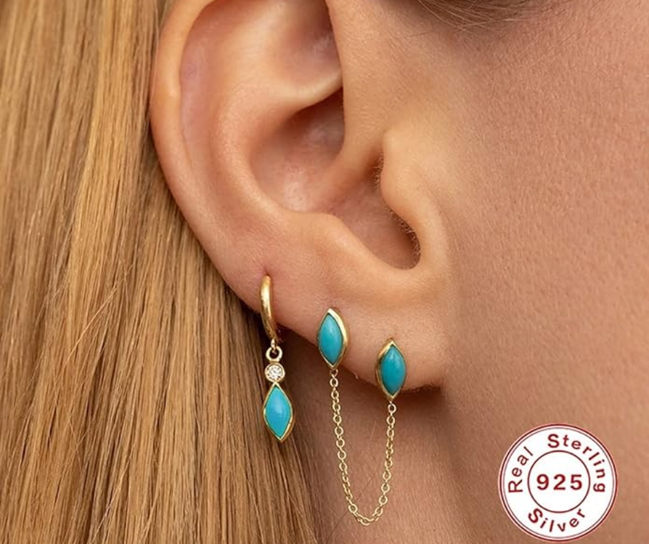 Lyra Earrings in Gold