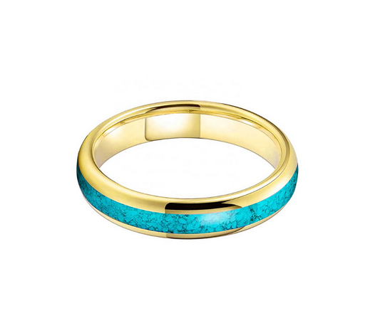 Coastline Bands – Turquoise Inlay