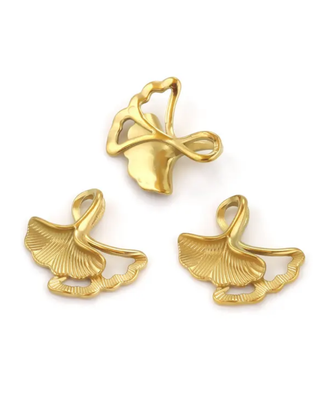 Double Whale Tail Charm