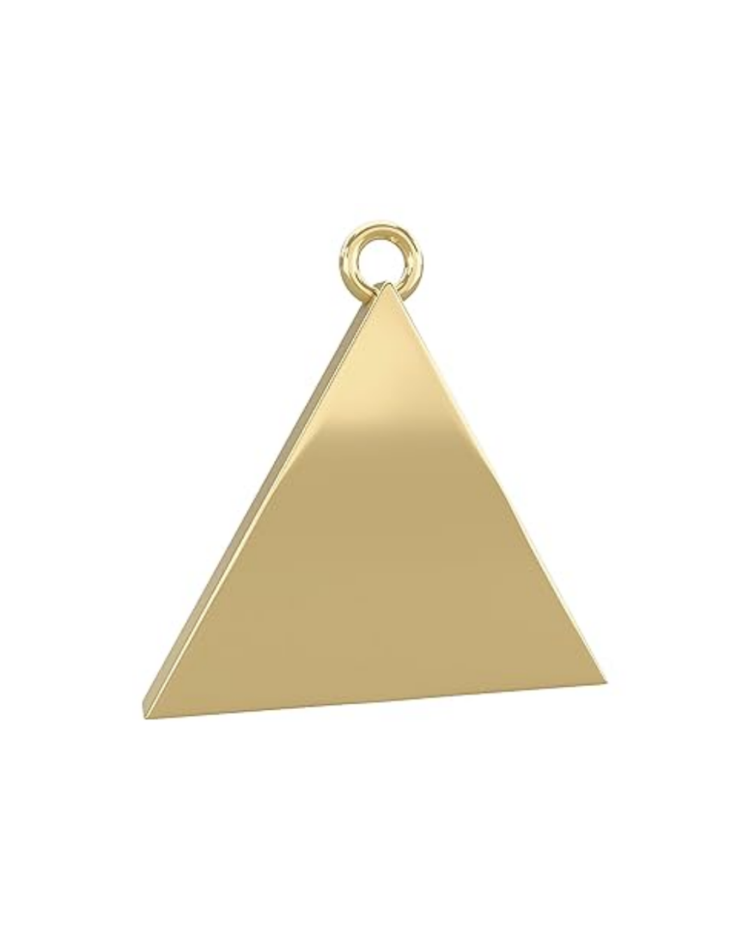 Golden Pyramid Charm