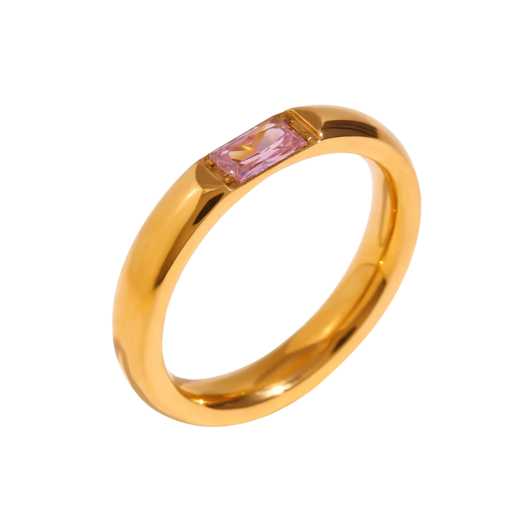 Sola Earrings in Pink Sapphire