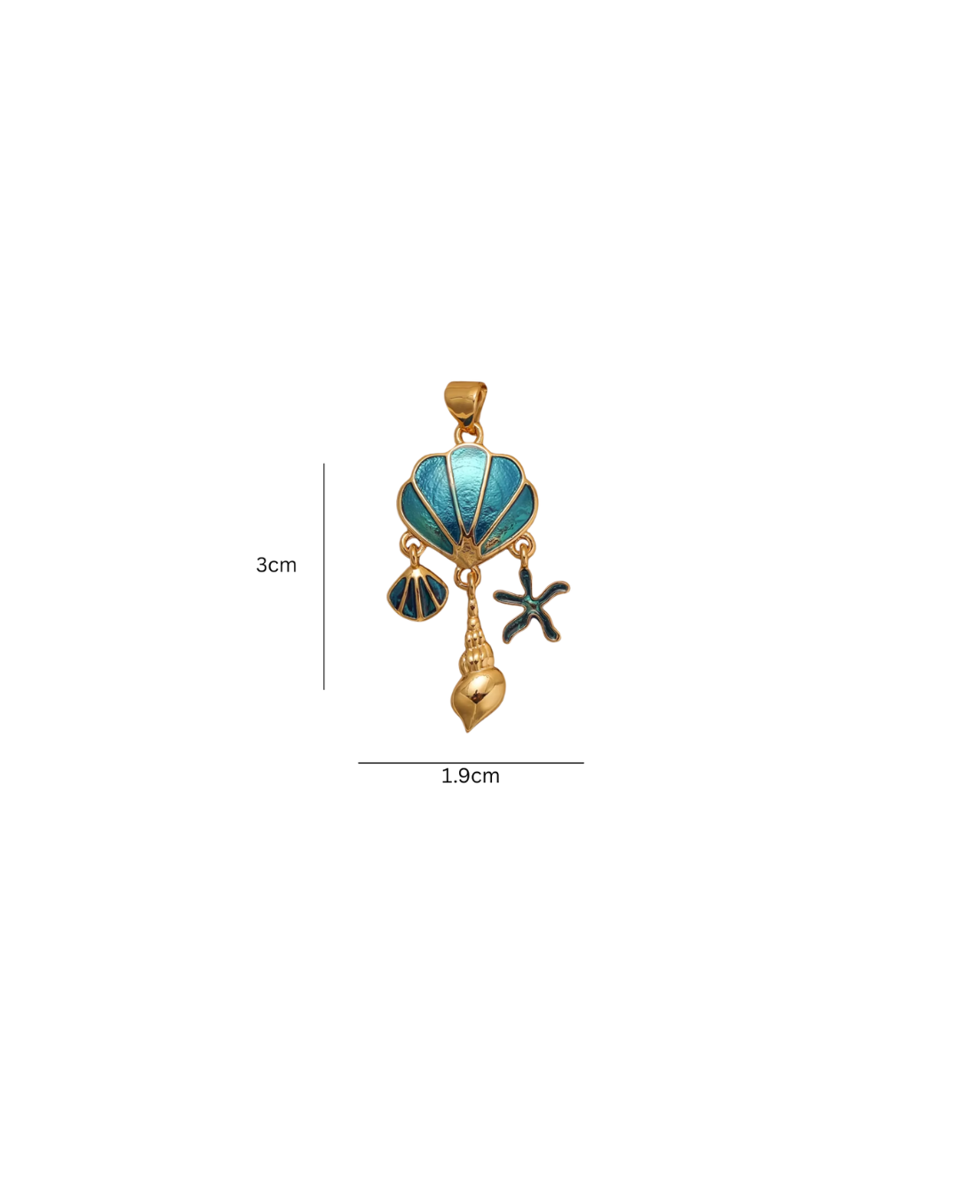 Coral - Ocean Cluster Charm