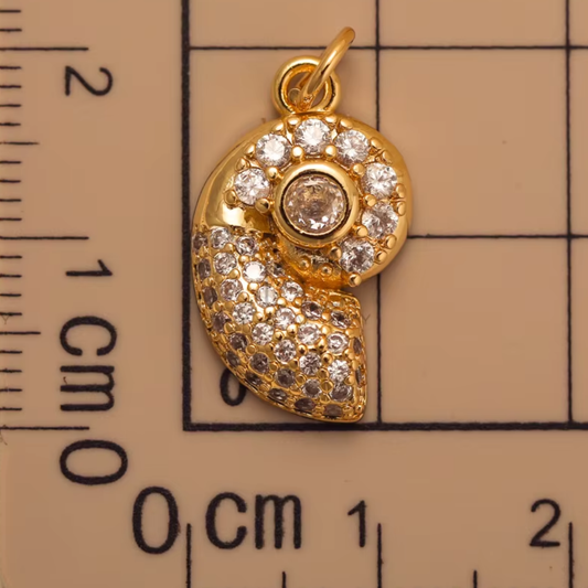 Celeste Spiral Charm