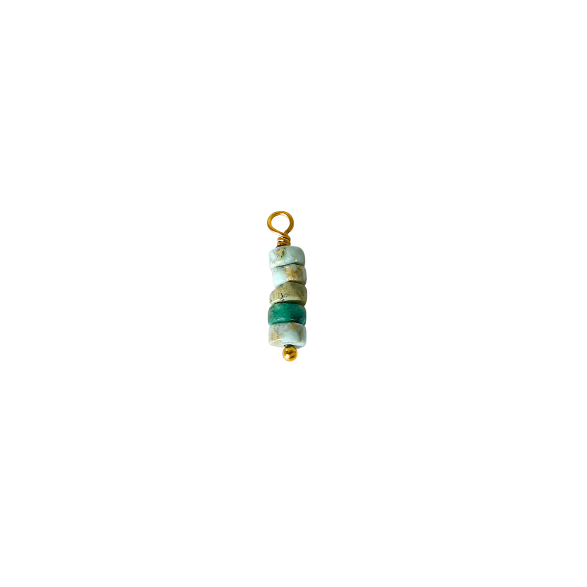 Tidal Stone Bead Charm