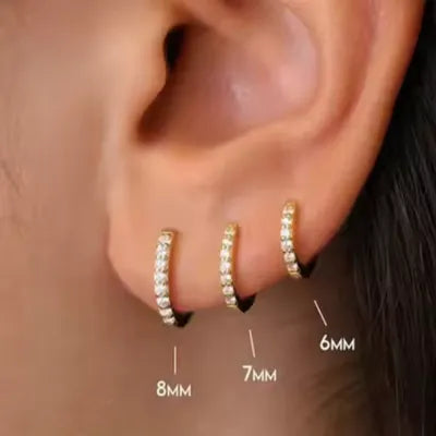 Noa Earrings - Gold Small 6mm
