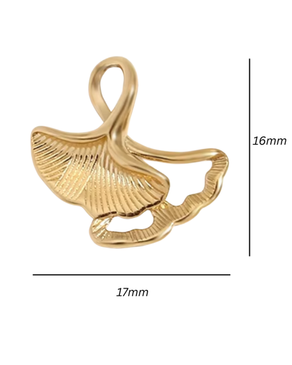 Double Whale Tail Charm