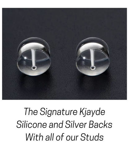 Terra Studs in Silver Turquoise