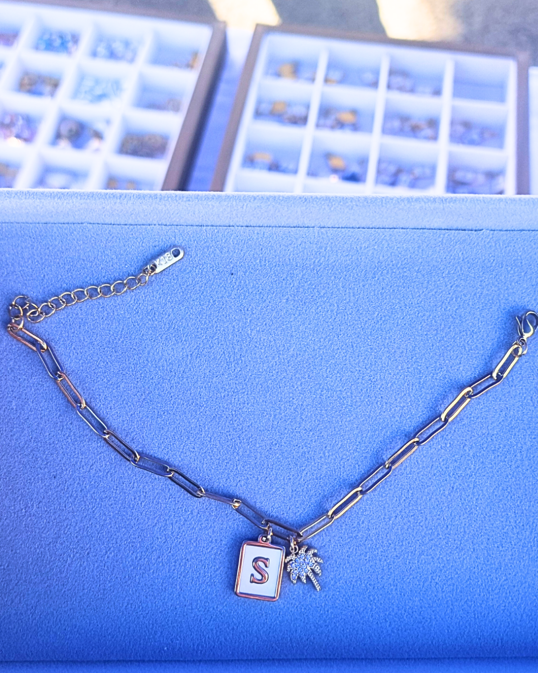 Custom Charmed Bracelet - Design Your Own Gold-Plated Charm Bracelet