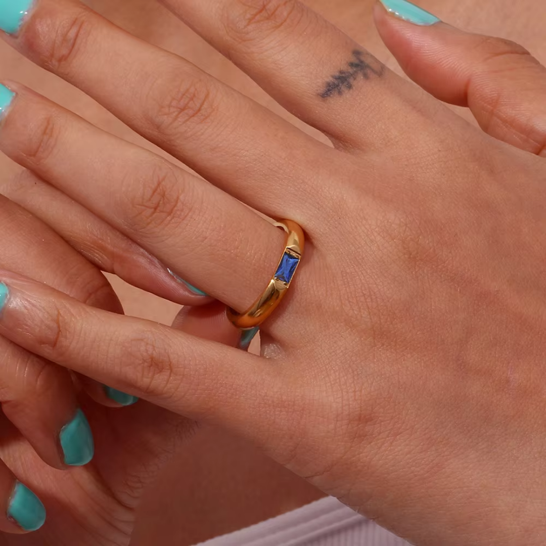 Isla Ring In Saphire