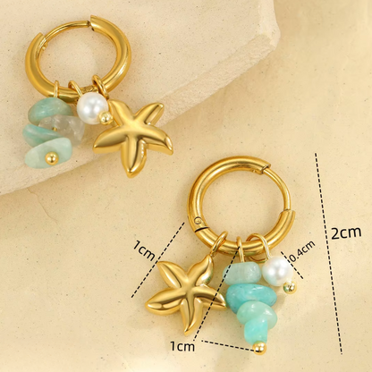 Coastal Huggies - Aqua Star