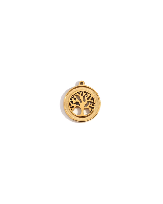 Golden Tree of Life Charm
