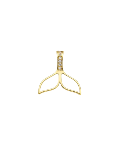 Pearl Whale Charm