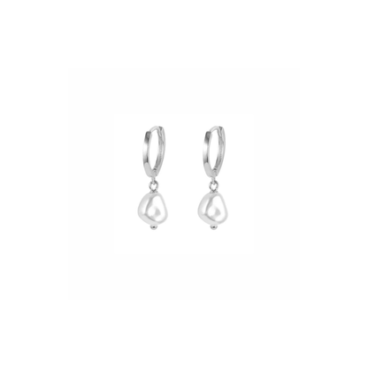 Mira Drop Earrings in Silver