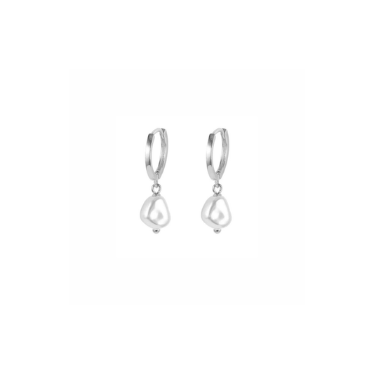 Mira Drop Earrings in Silver
