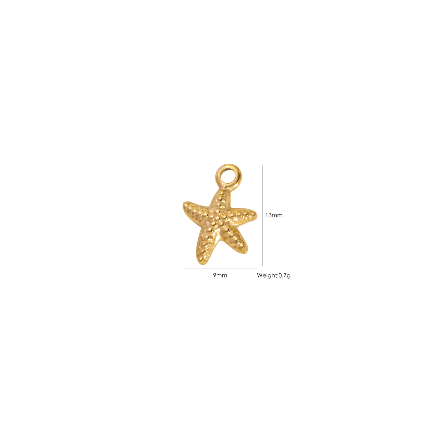 Small Starfish Charm