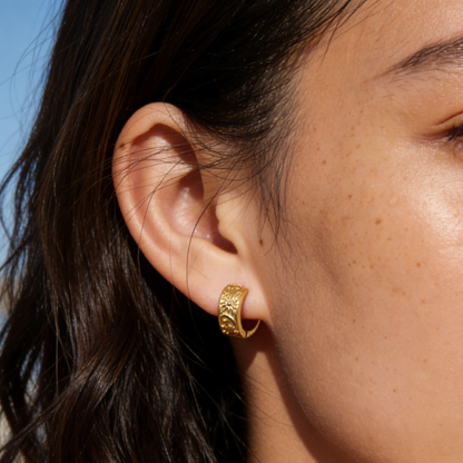 Solstice Star Hoops