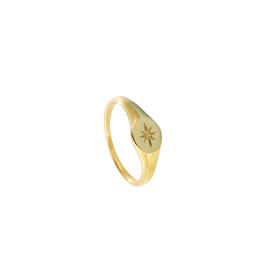 Sol Signet Ring - Gold