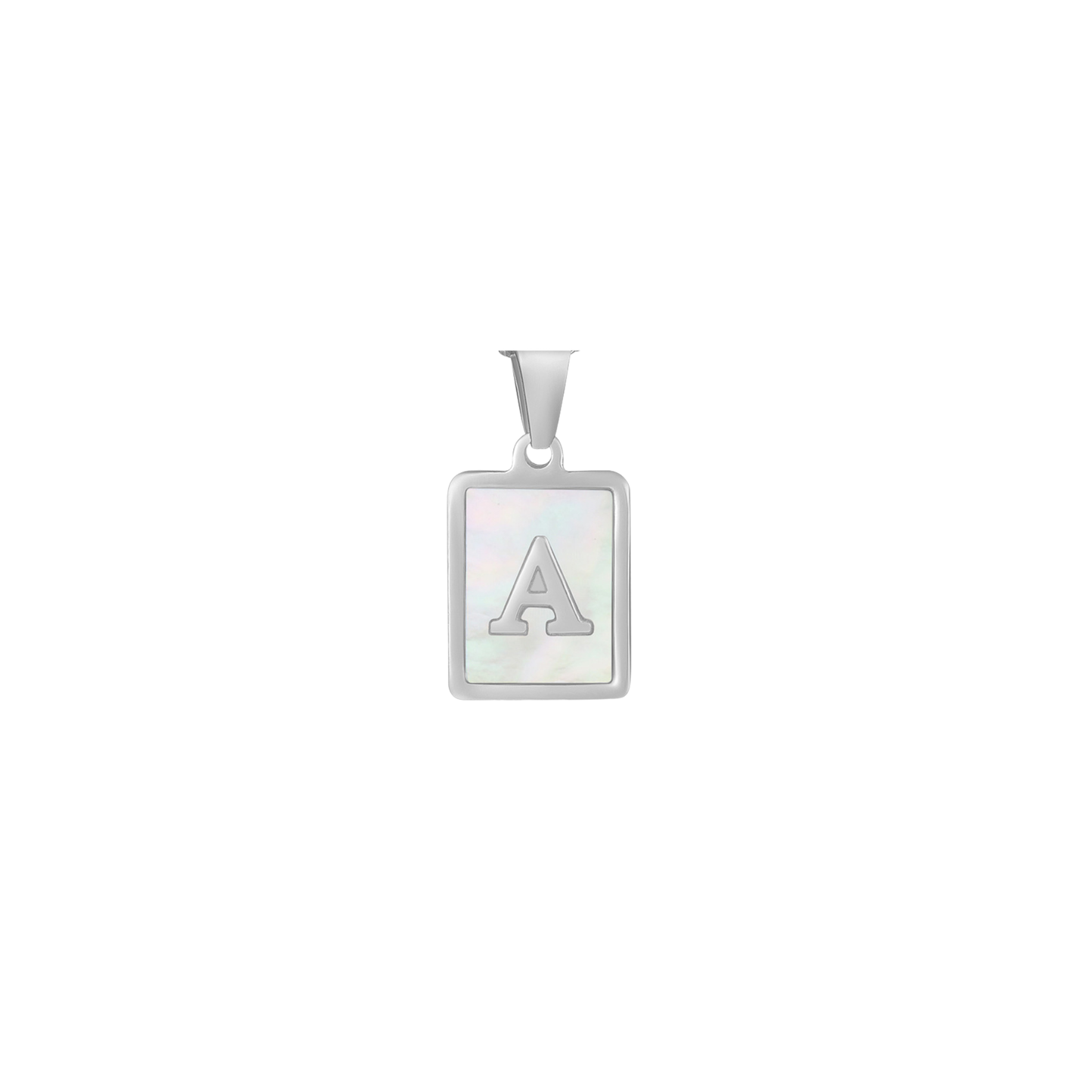 A - Z Silver Letter Charm