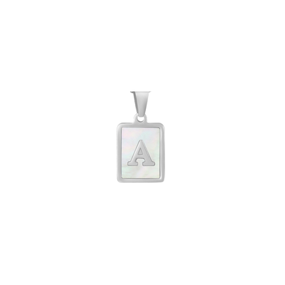 A - Z Silver Letter Charm