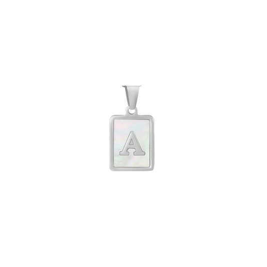 A - Z Silver Letter Charm