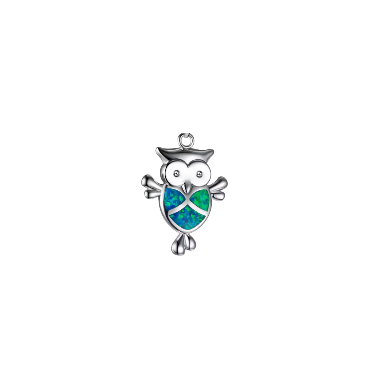 Silver Opal Charms