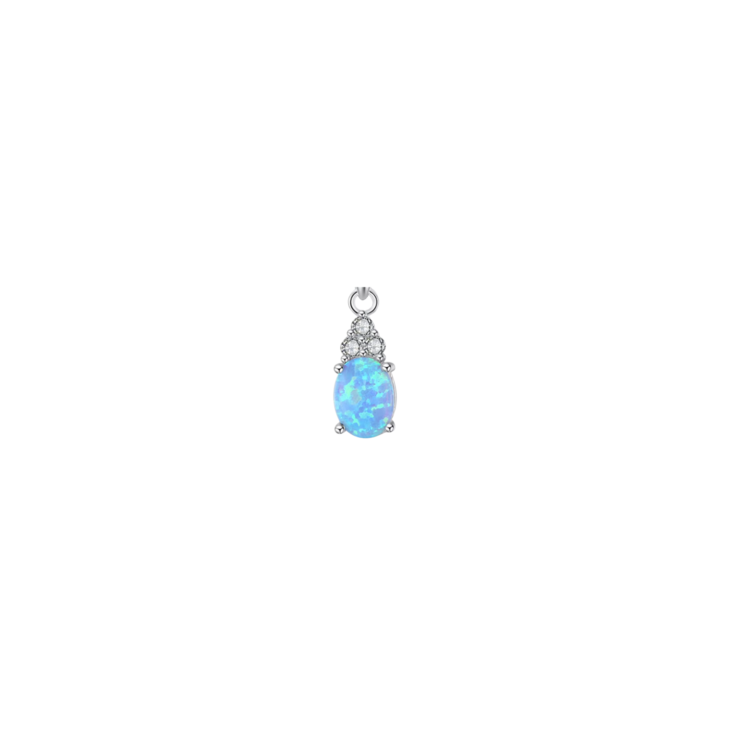 Silver Opal Charms