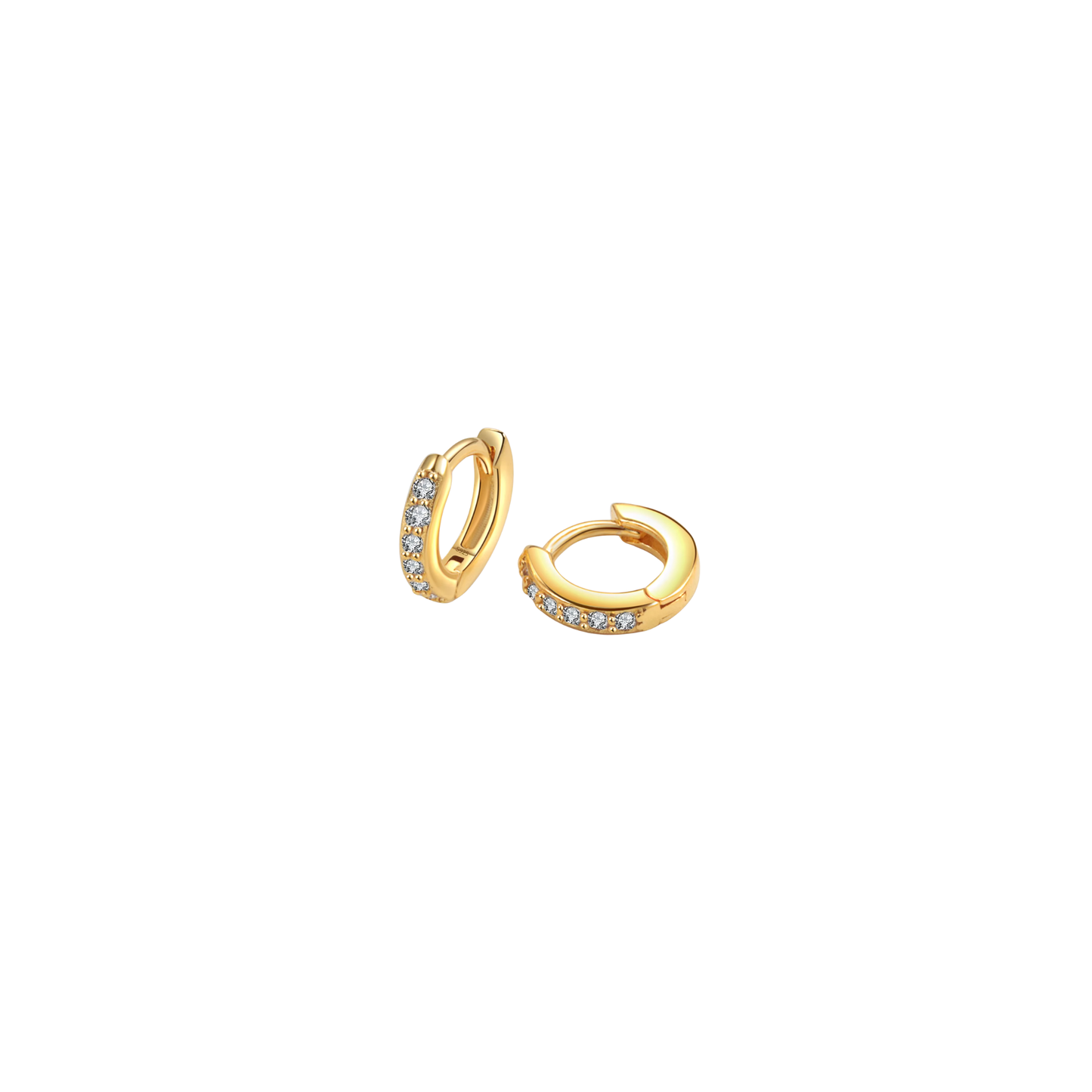 Noa Earrings - Gold Medium 8mm
