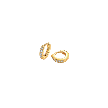 Noa Earrings - Gold Medium 8mm