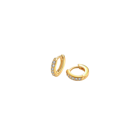 Noa Earrings - Gold Medium 8mm