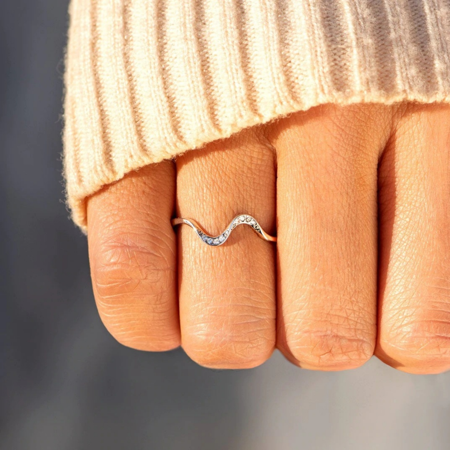 Coastal Curve Ring – Silver