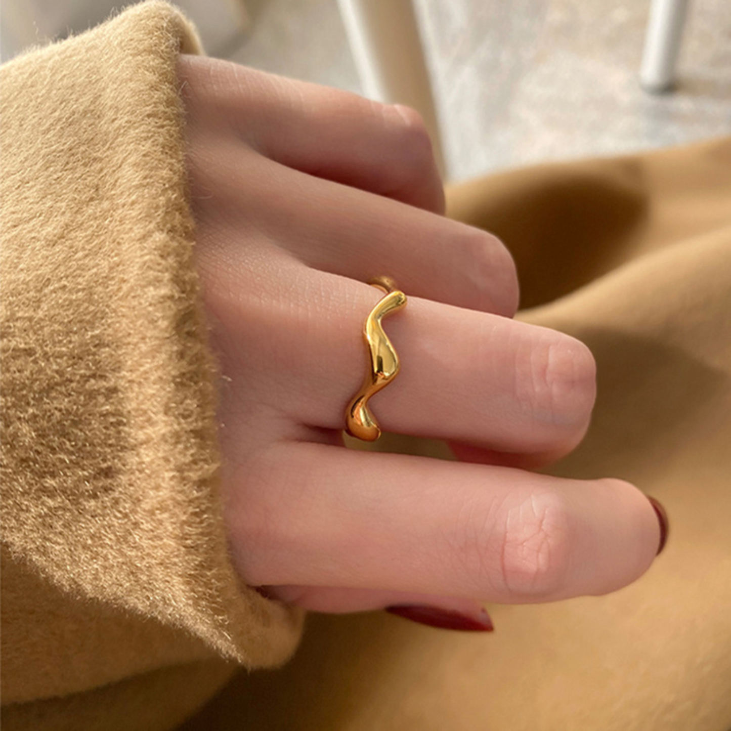 Ripple Gold Ring