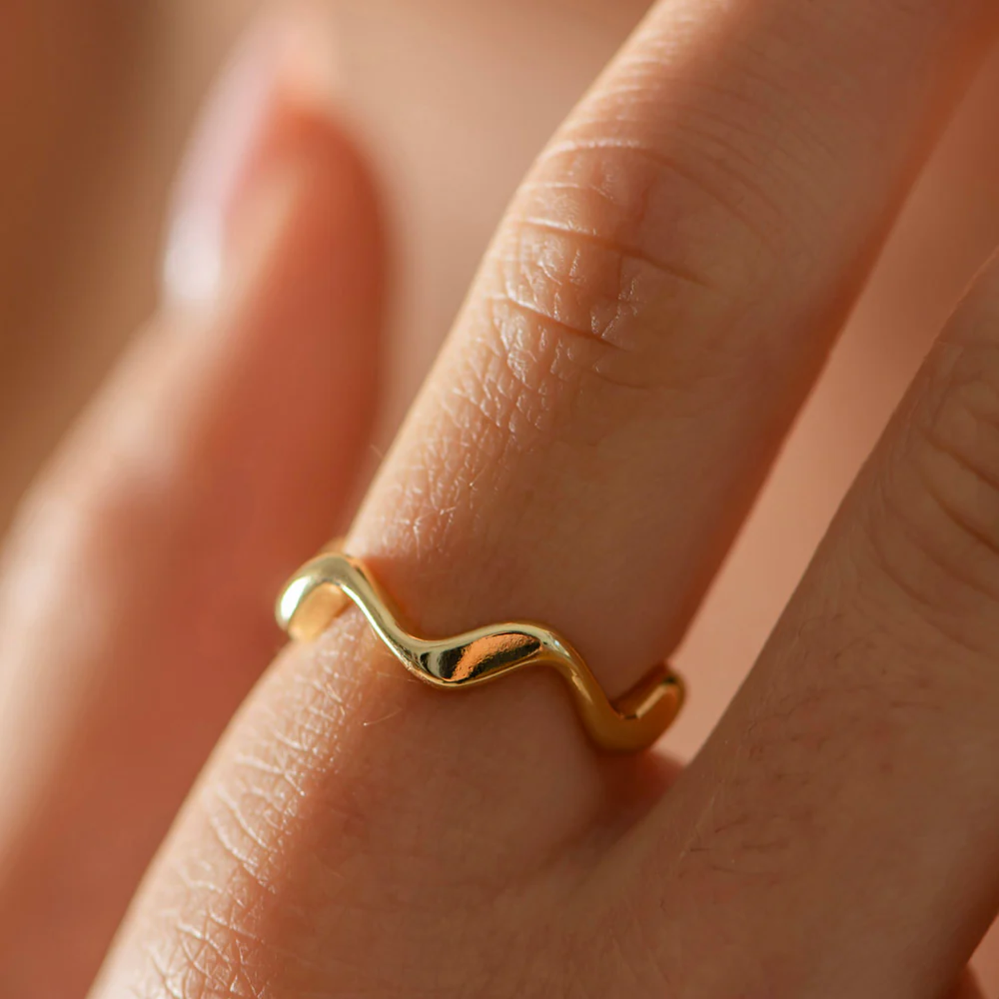 Ripple Gold Ring