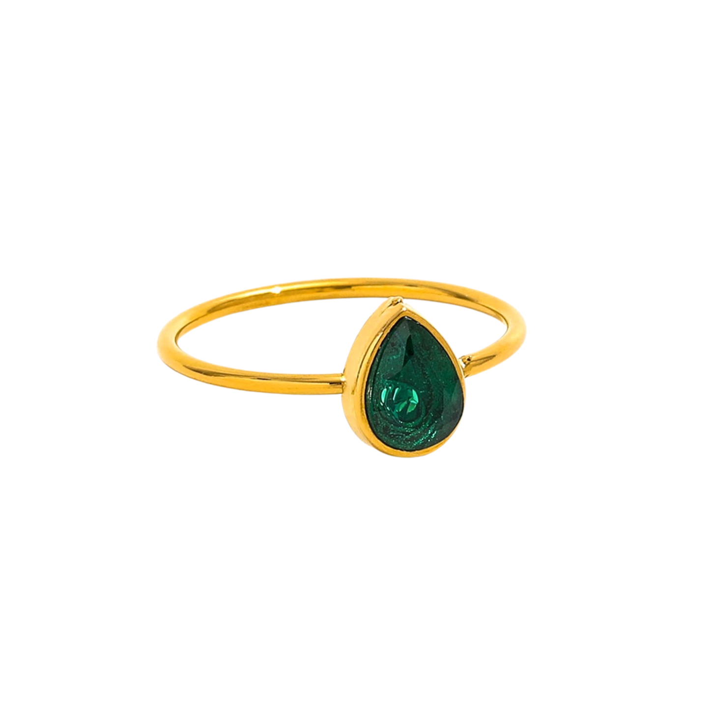 Verde Drop Ring