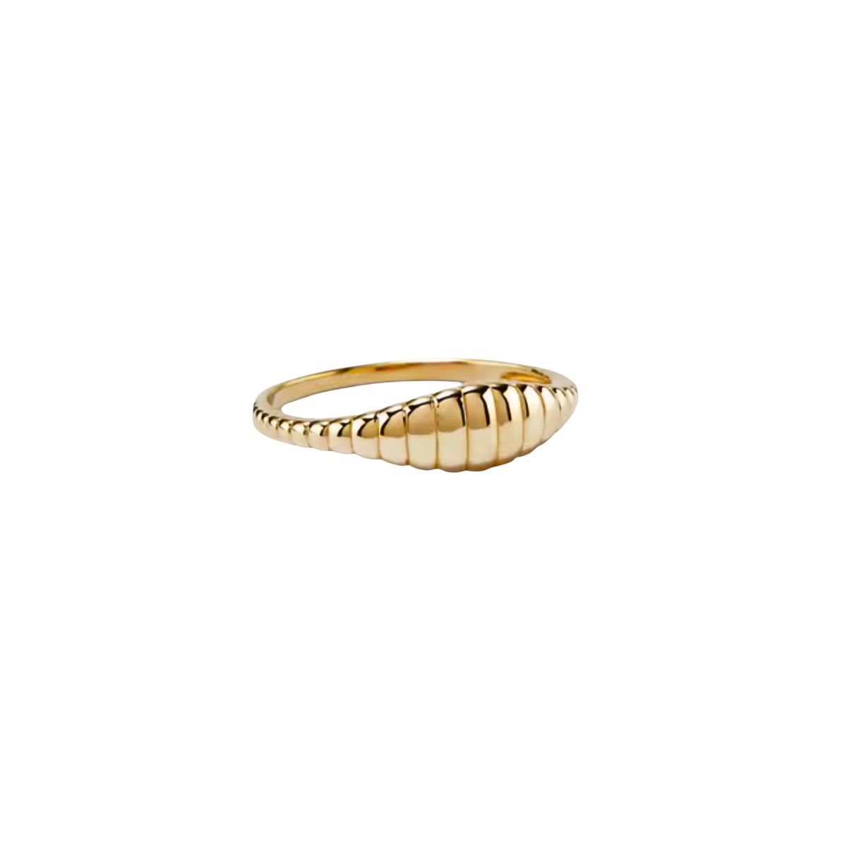 Tidal Shell Ring - Gold