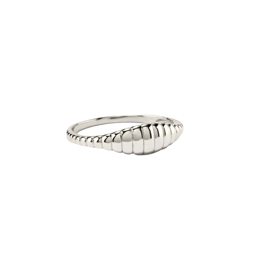 Tidal Shell Ring - Silver