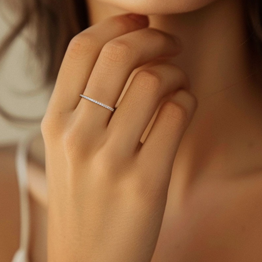 Liora Ring - Premium Collection - Gold with crystal stones