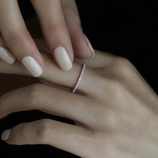 Liora Ring - Premium Collection - Silver with crystal stones