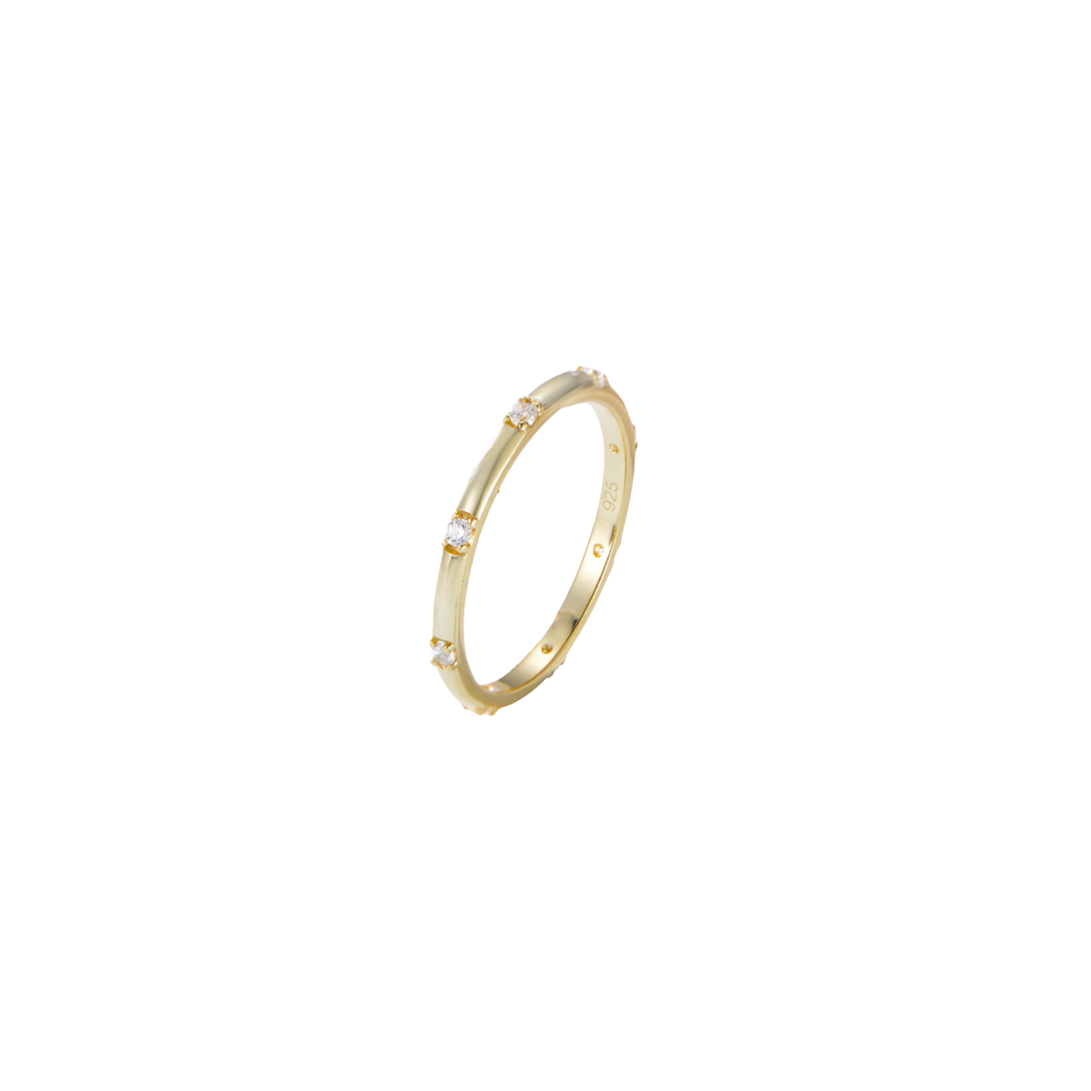 Siya Ring  Crystal - Gold