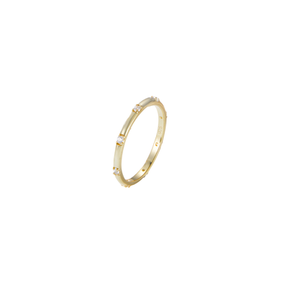 Siya Ring  Crystal - Gold
