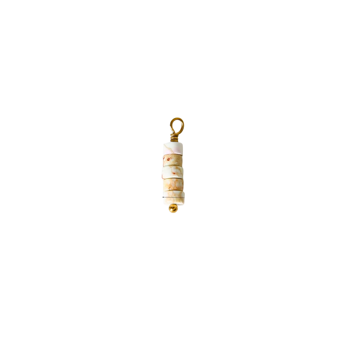 Tidal Stone Bead Charm