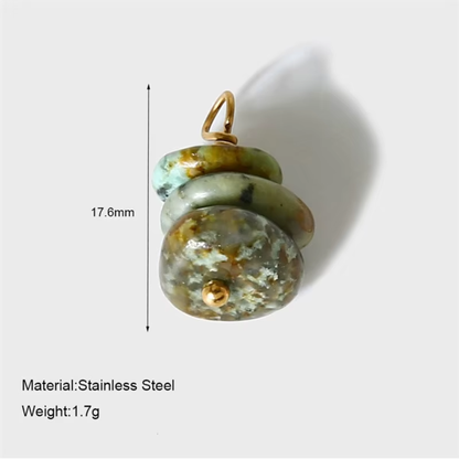 Coastal Stone Stack Charm