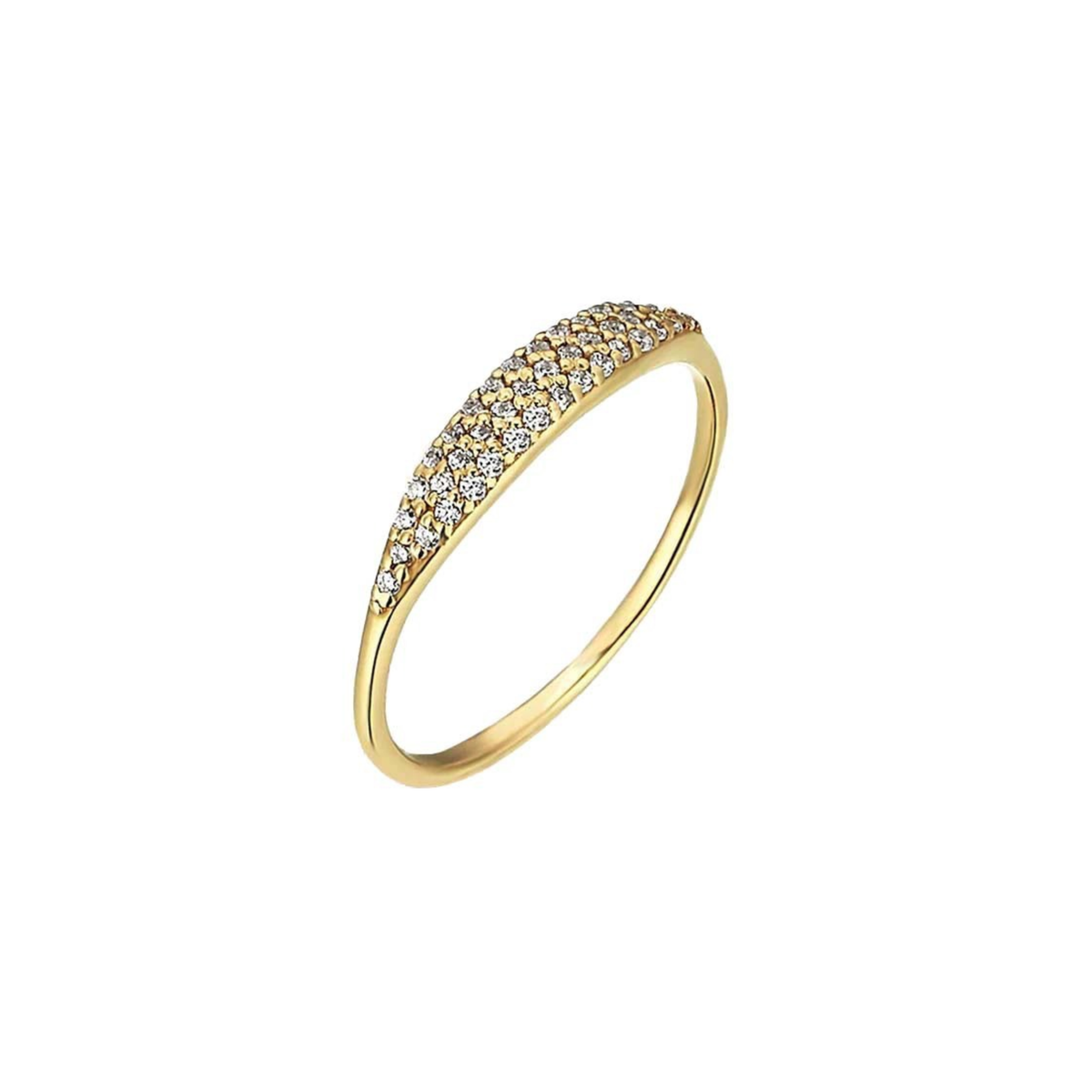 Golden Dune Ring – Premium Collection - Gold