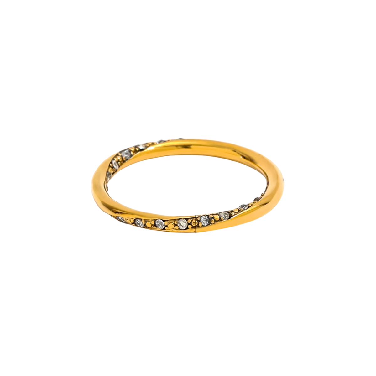 Cove Spark Ring – Gold Crystal