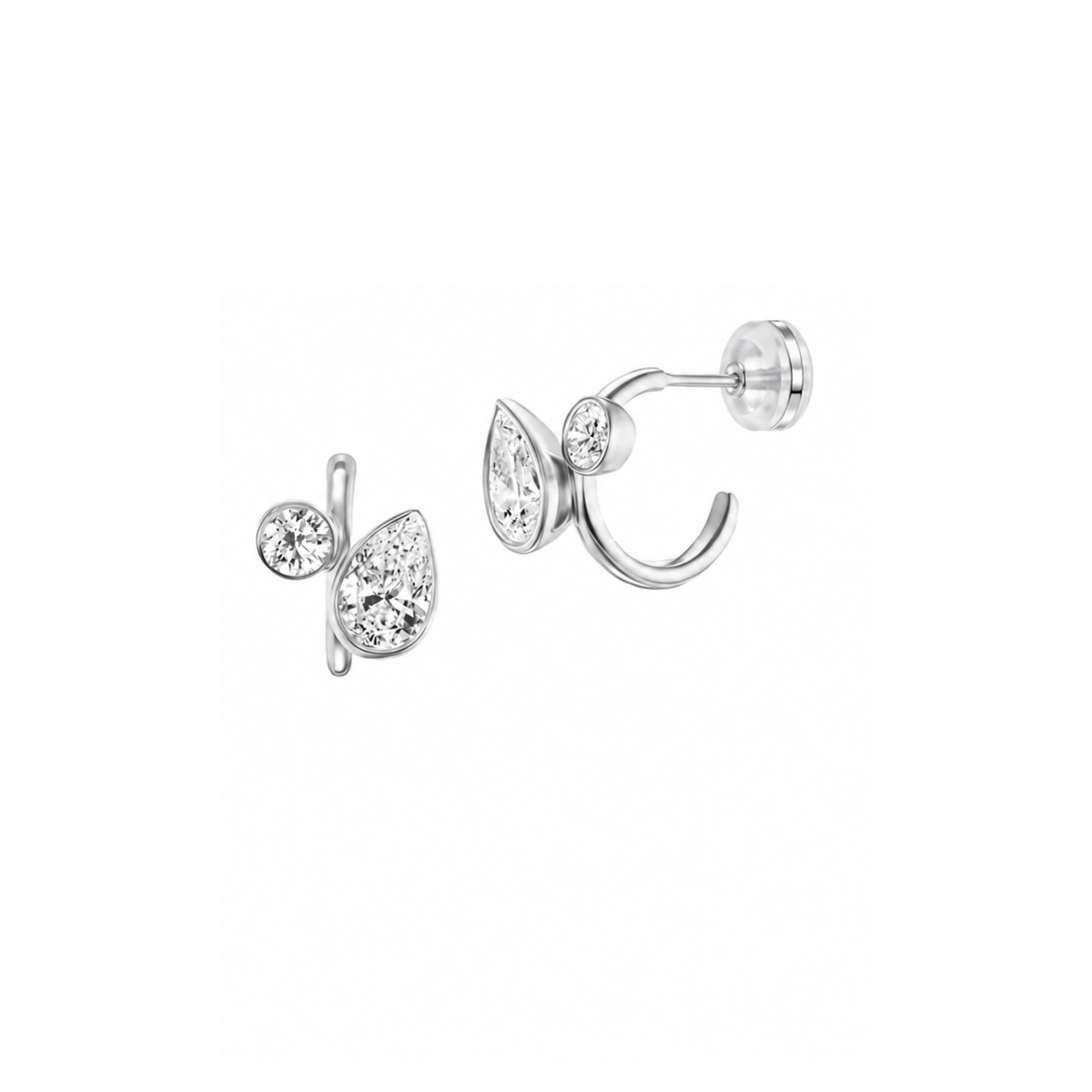 Sienna Huggies – Silver
