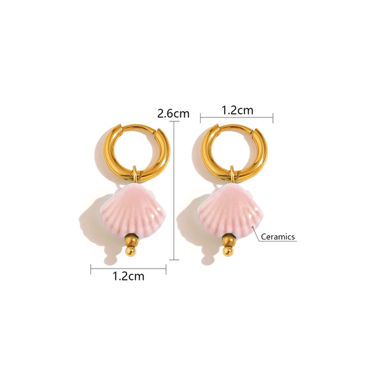Drift Earrings in Soft Blush