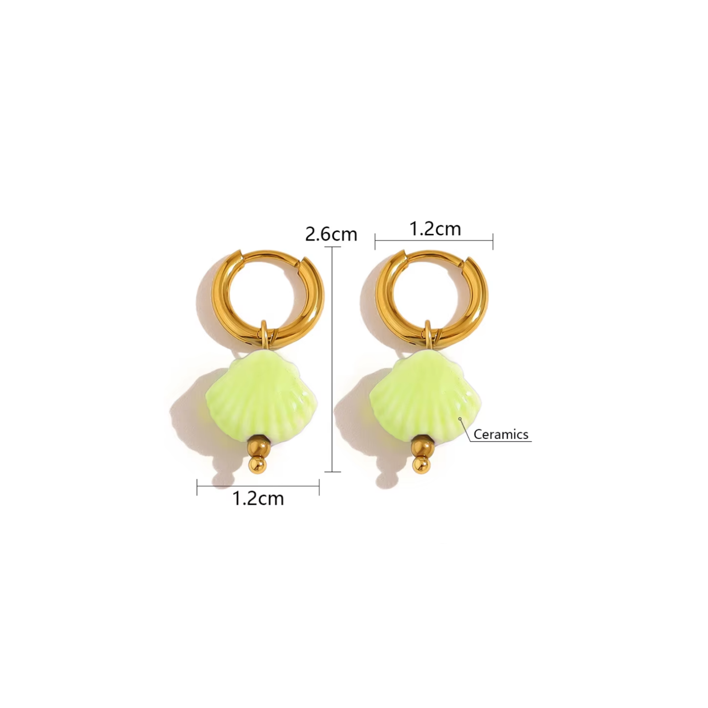 Drift Earrings in Cool Mint