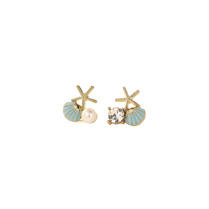 Mini Belle Earrings - Soft Blue