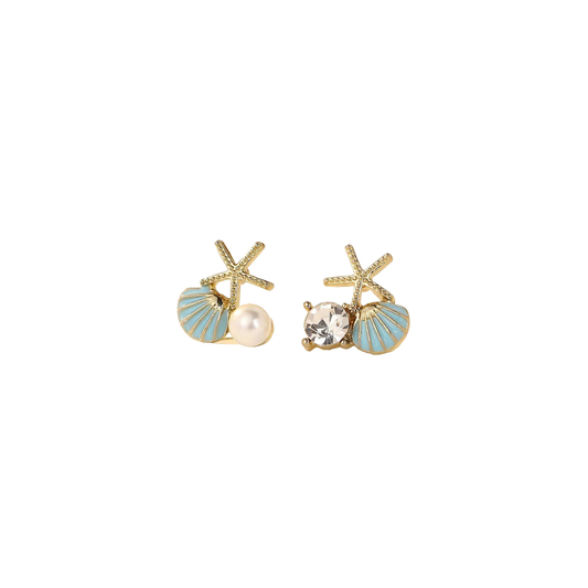 Mini Belle Earrings - Soft Blue