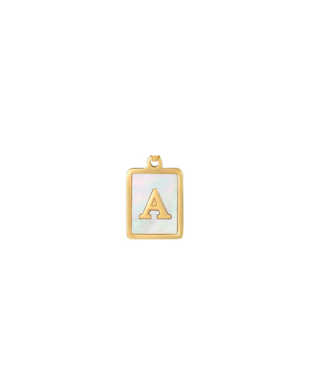 A - Z Gold Letter Charm