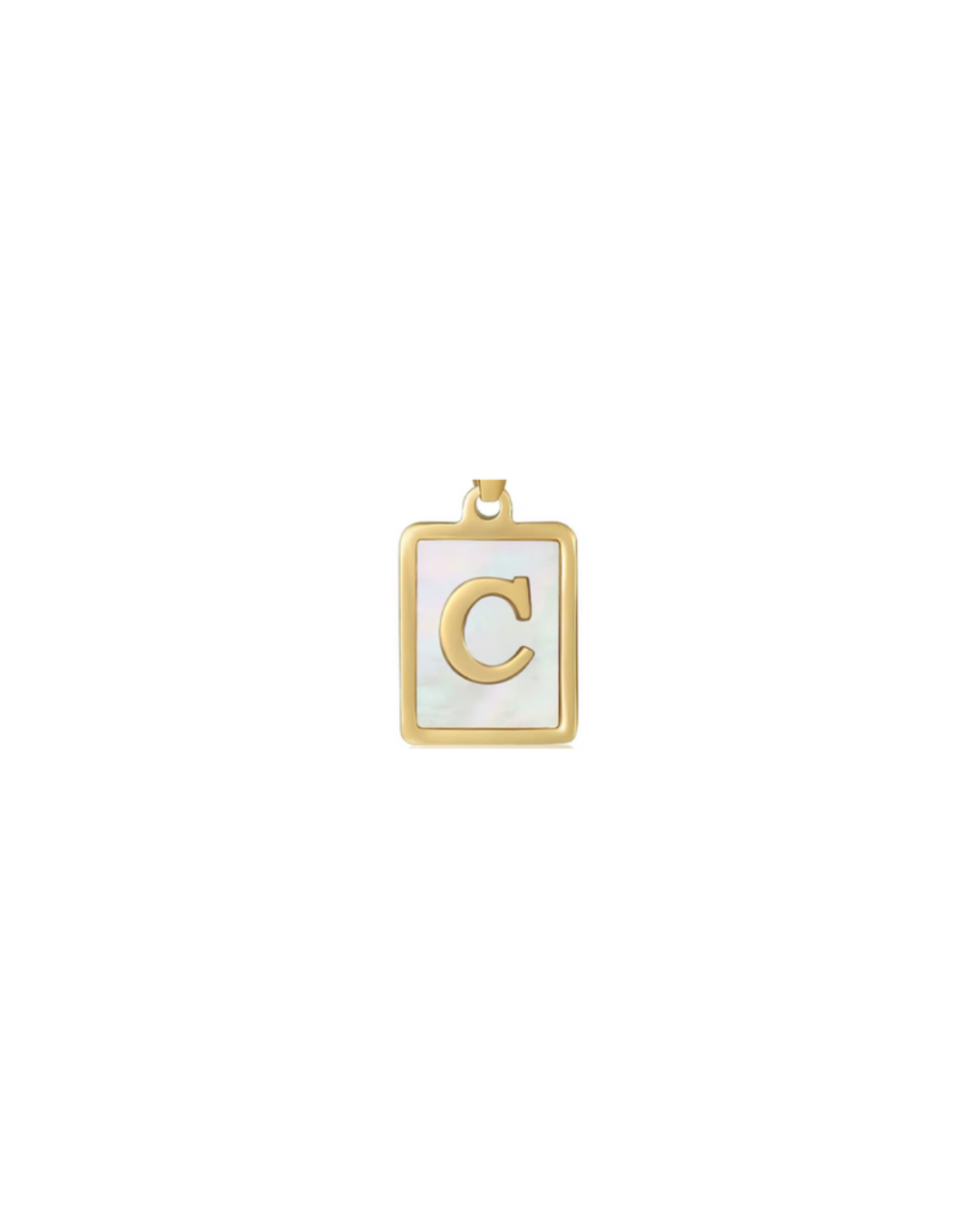 A - Z Gold Letter Charm